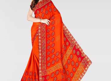 Bandhej Saree