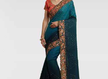 Embroidered Saree