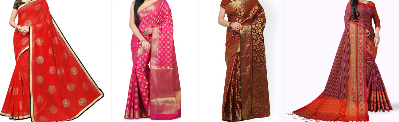 Buy Stunning Chanderi Silk Sarees Online