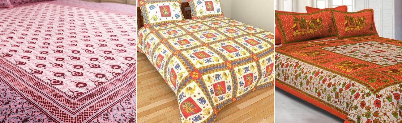 Create a Colorful Room with Printed Bed sheets